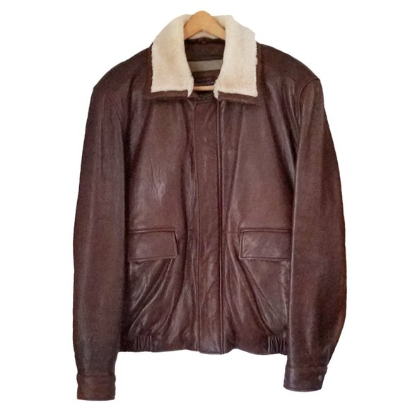 Johnston & Murphy Other - Johnston & Murphy Lambskin Leather Jacket XL